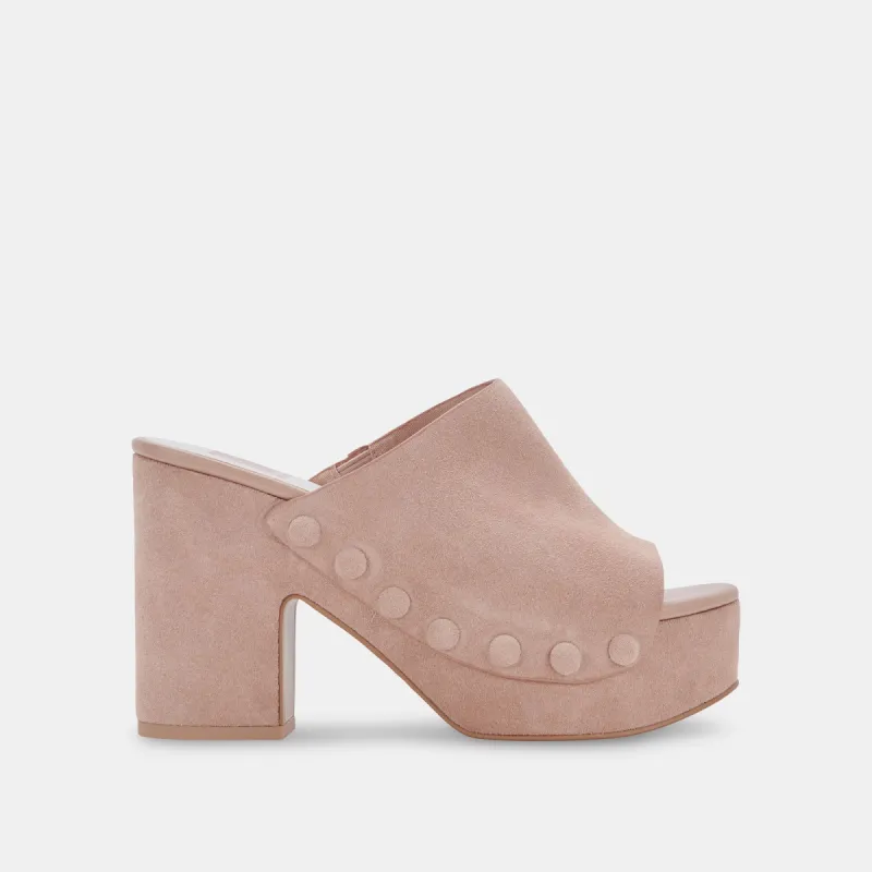 EMOL HEELS BLUSH SUEDE sold by Dolce Vita