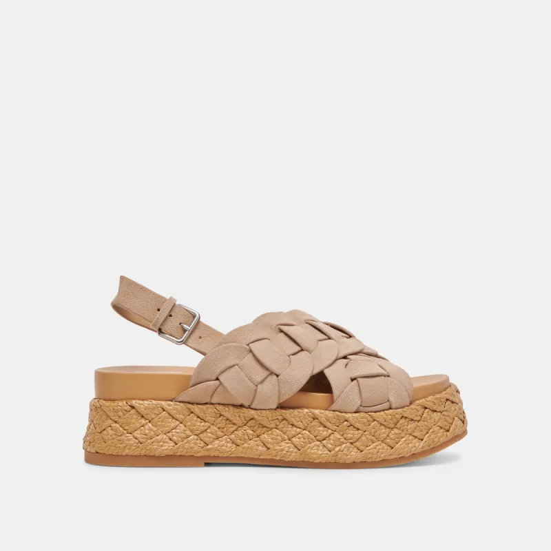 WINDER SANDALS CAMEL SUEDE sold by Dolce Vita
