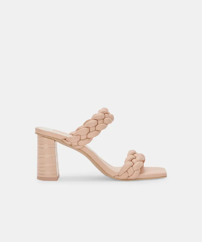 PAILY WIDE HEELS CREAM STELLA sold by Dolce Vita
