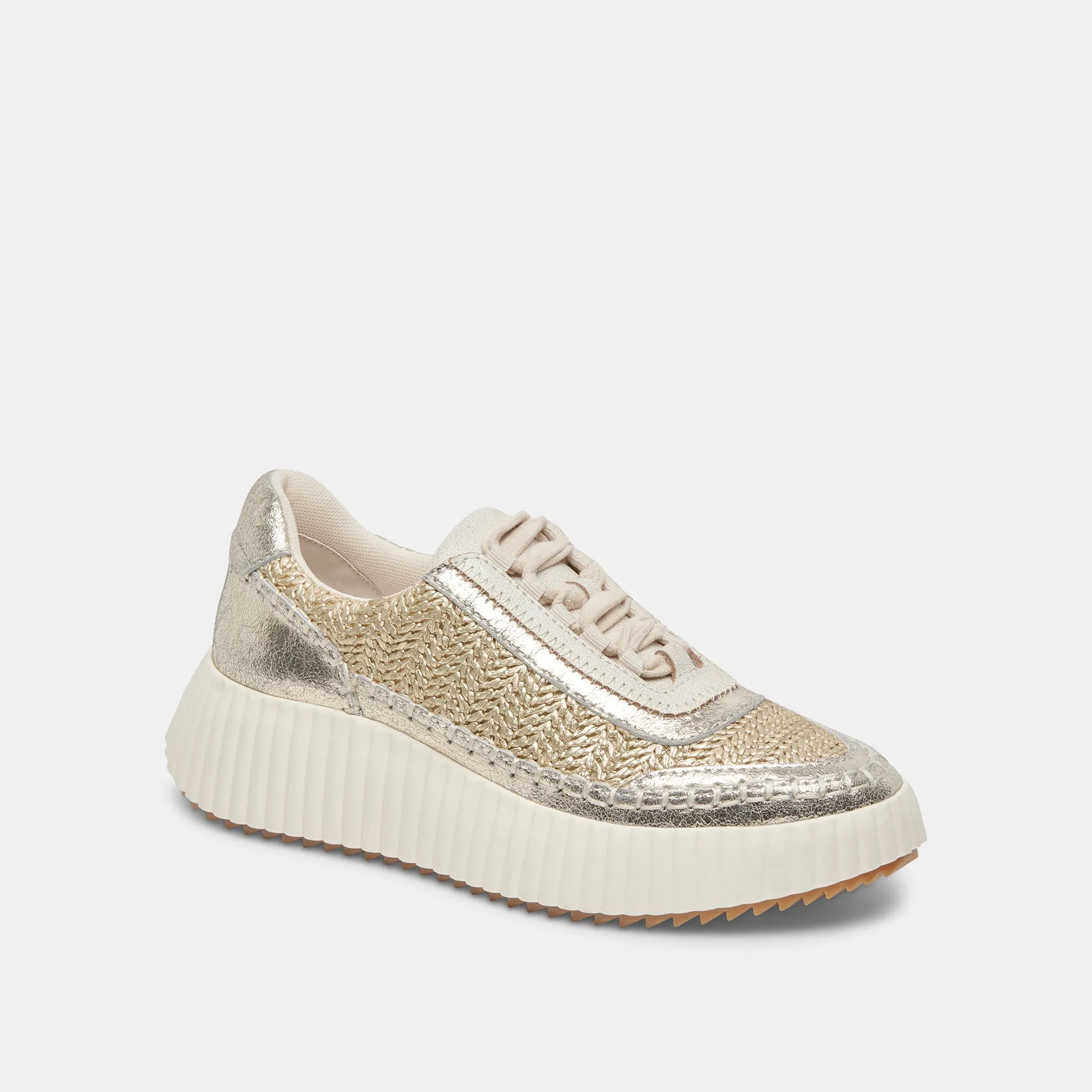 DOLEN SNEAKERS GOLD KNIT - re:vita sold by Dolce Vita product image thumbnail 4