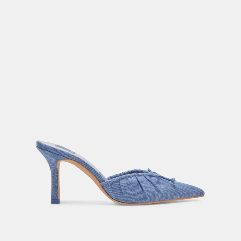 KAIRI HEELS BLUE DENIM sold by Dolce Vita