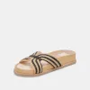 SELDA WIDE SANDALS NATURAL BLACK RAFFIA - re:vita sold by Dolce Vita