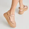 DEBRA SANDALS TOFFEE EMBOSSED LEATHER sold by Dolce Vita