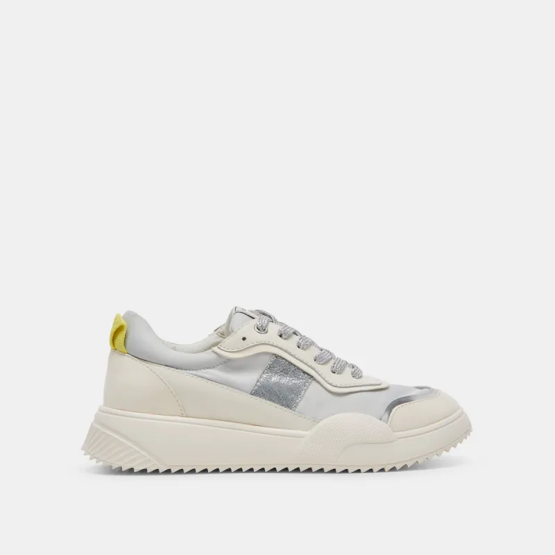 LAVINE SNEAKERS SILVER MULTI NYLON sold by Dolce Vita