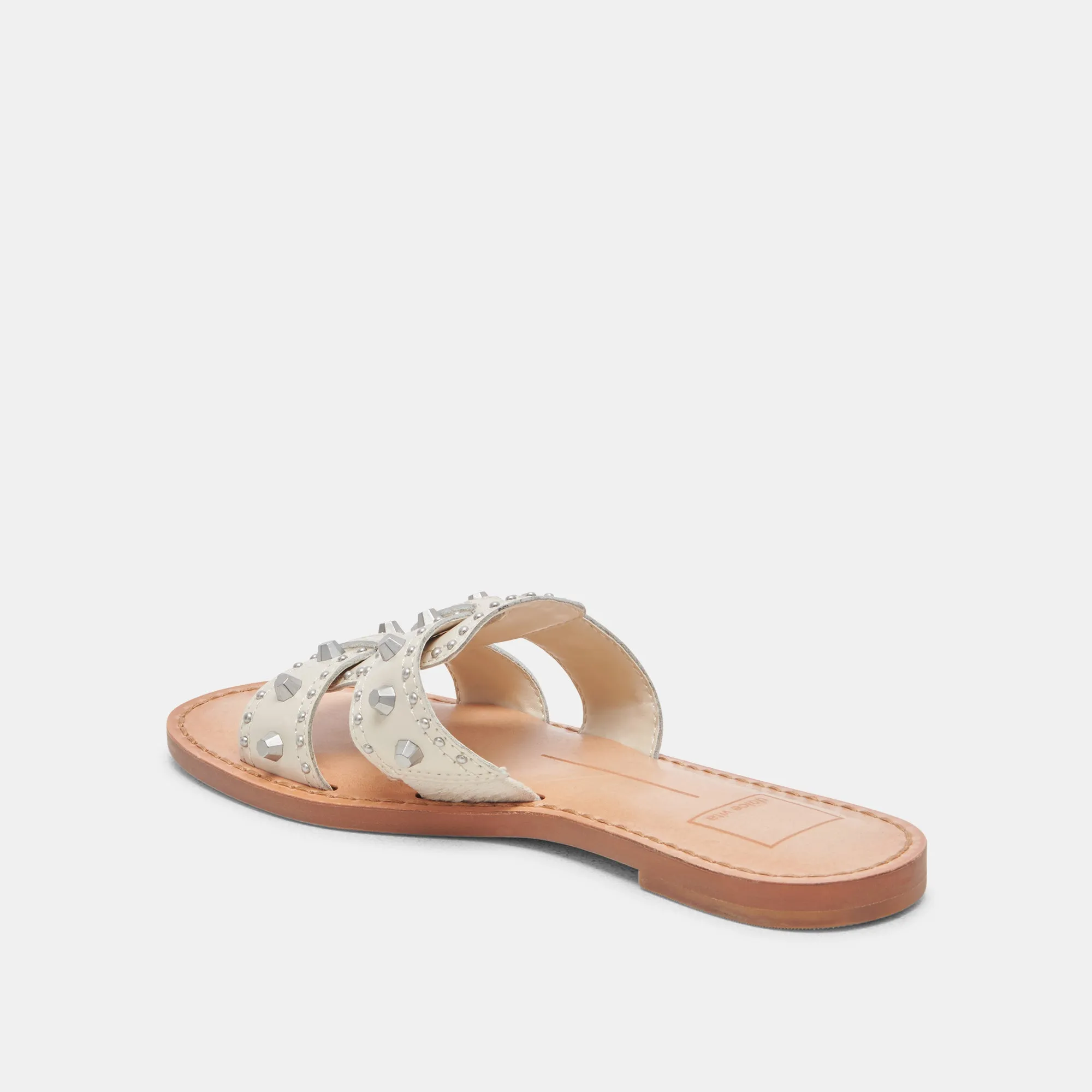 WESLA STUD SANDALS IVORY CRINKLE PATENT sold by Dolce Vita product image thumbnail 5