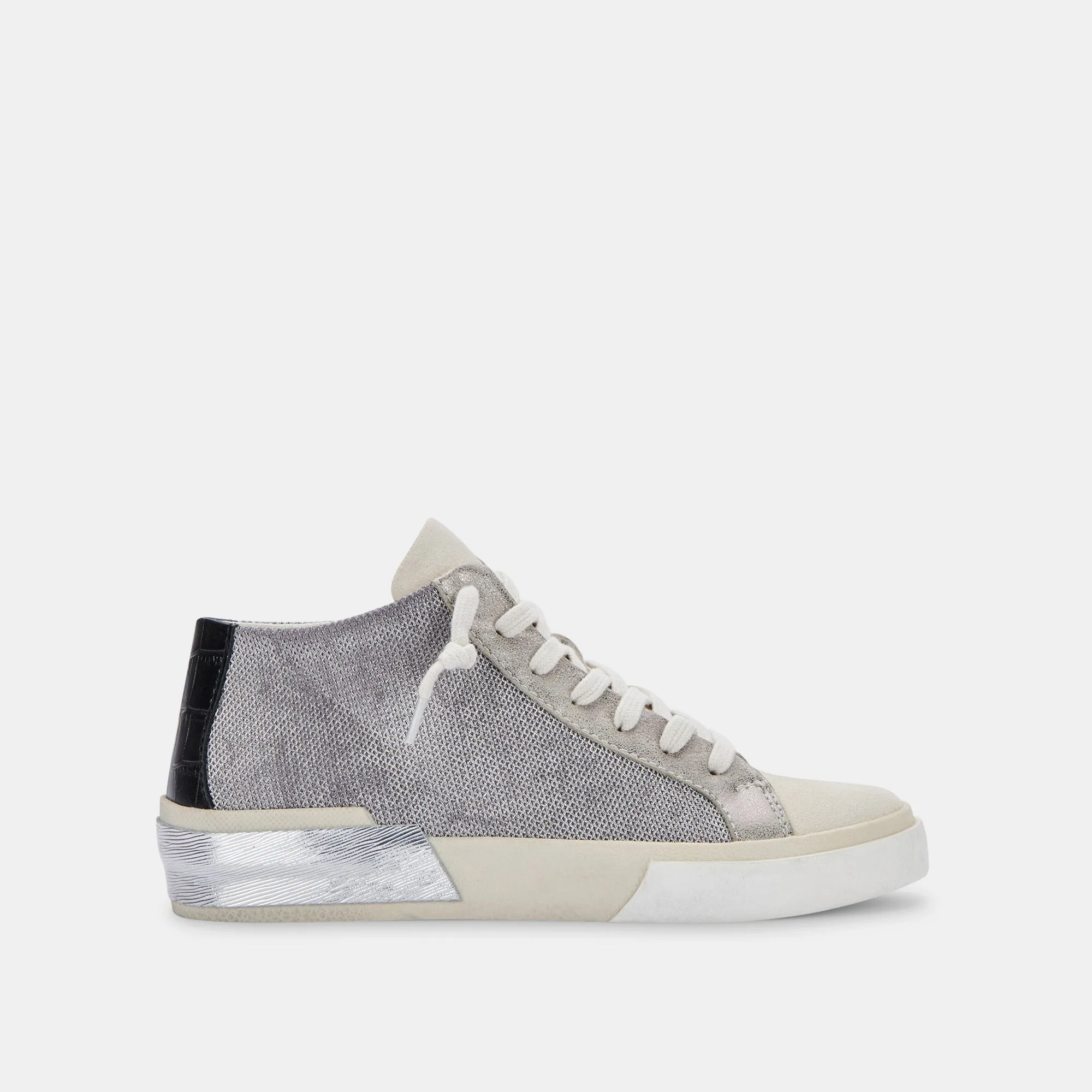 ZOEL SNEAKERS SILVER MESH re:vita sold by Dolce Vita