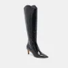 SHILAH BOOTS NOIR EMBOSSED LEATHER sold by Dolce Vita