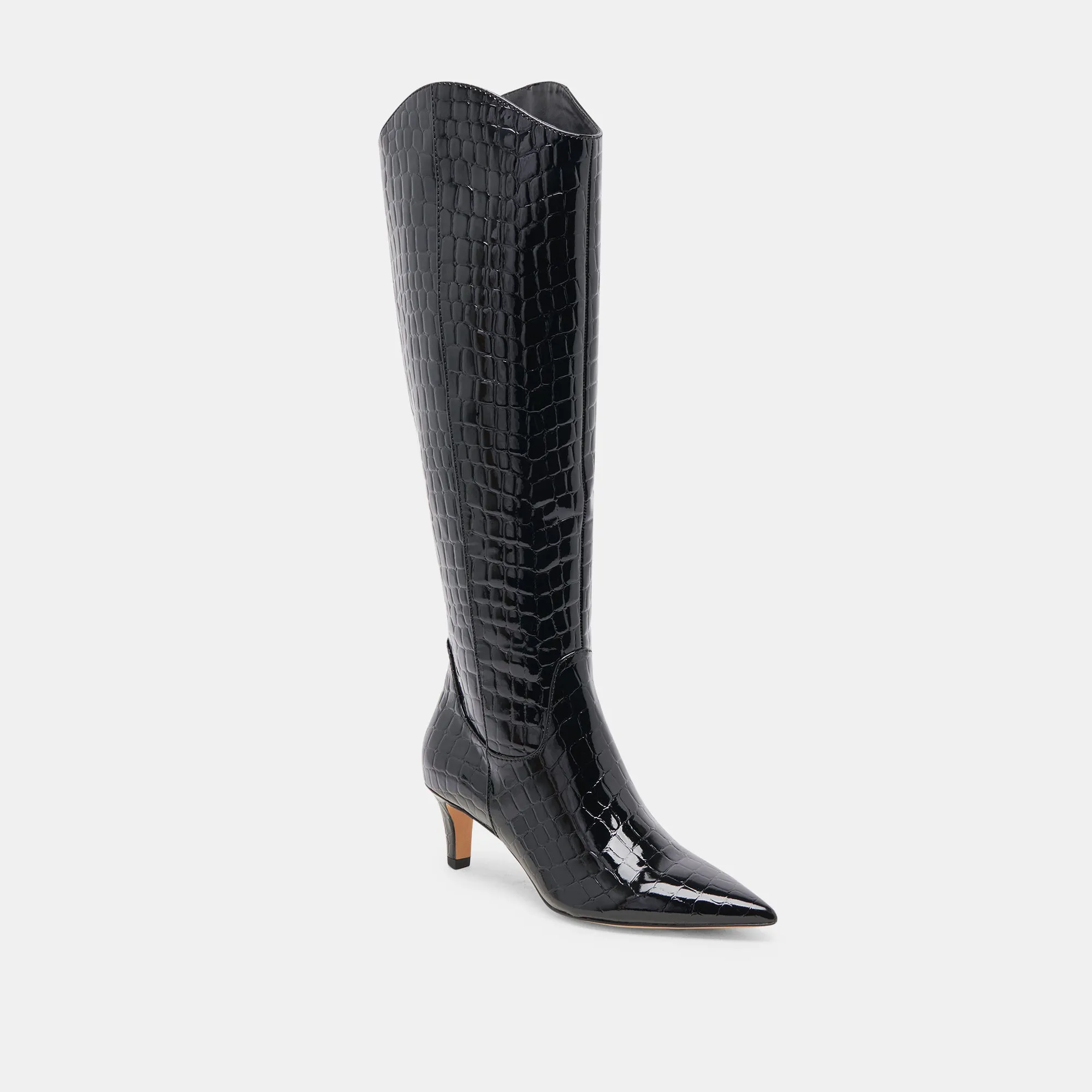 SHILAH BOOTS NOIR EMBOSSED LEATHER sold by Dolce Vita product image thumbnail 2