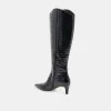 SHILAH BOOTS NOIR EMBOSSED LEATHER sold by Dolce Vita