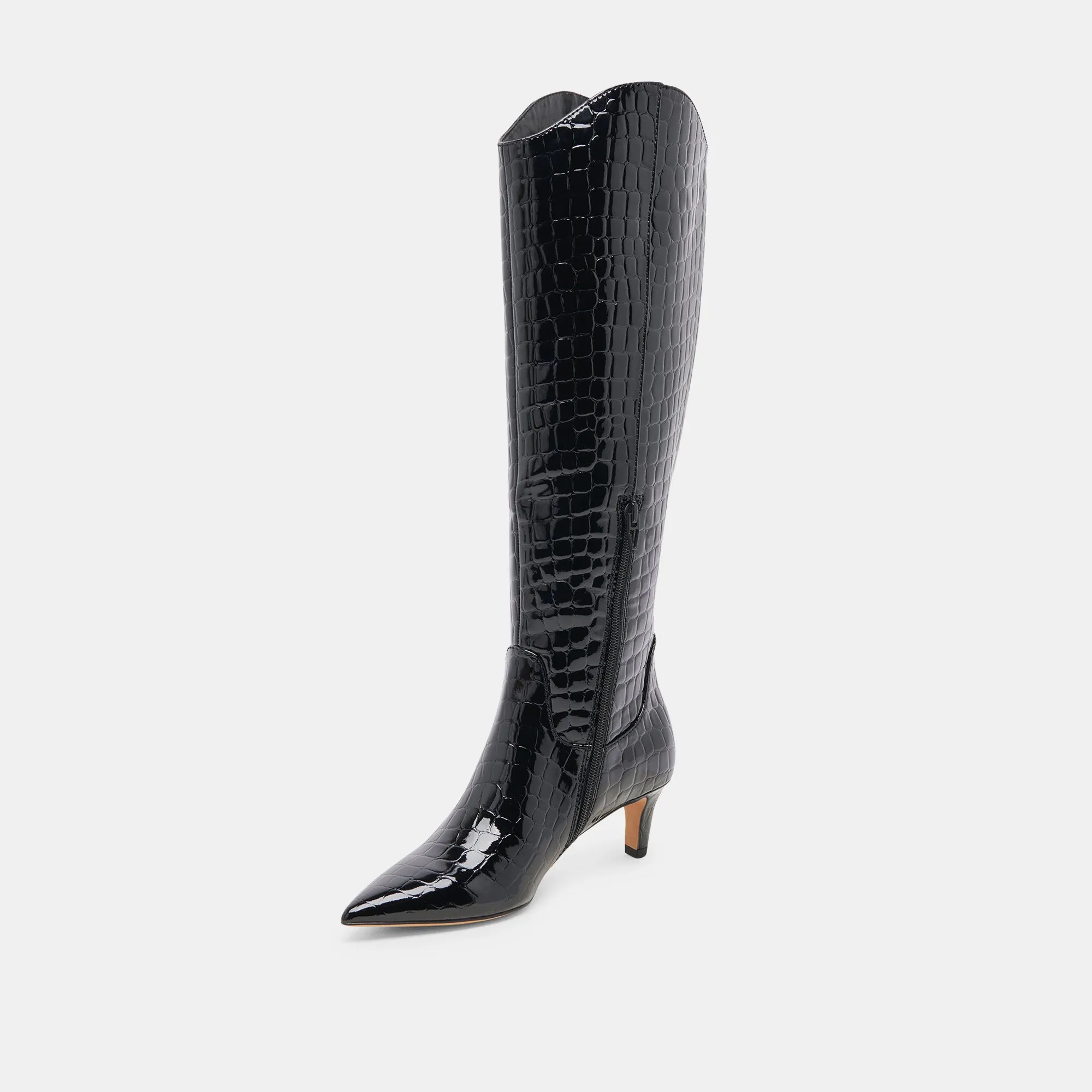 SHILAH BOOTS NOIR EMBOSSED LEATHER sold by Dolce Vita product image thumbnail 4