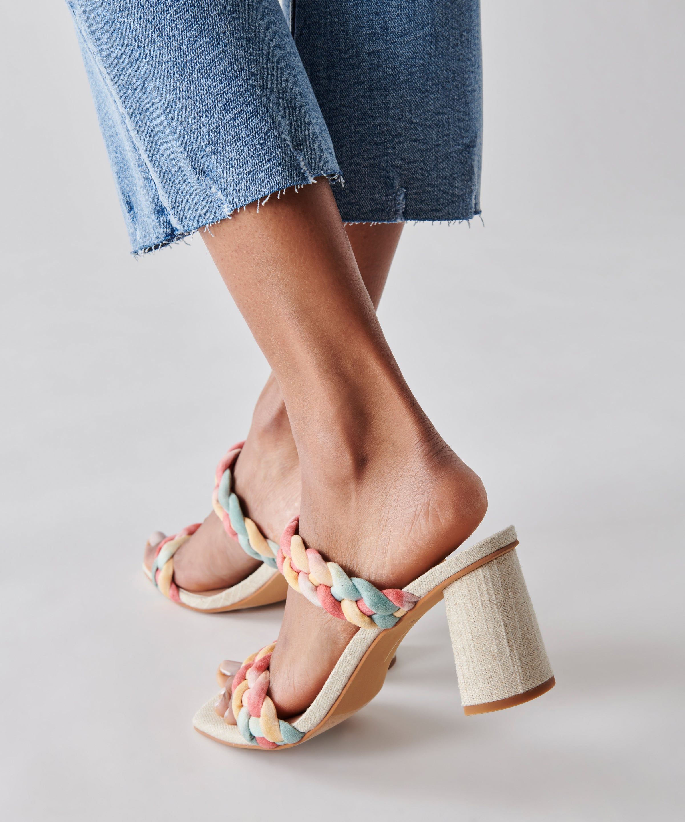 PAILY HEELS CORAL MULTI STELLA SUEDE sold by Dolce Vita product image thumbnail 4