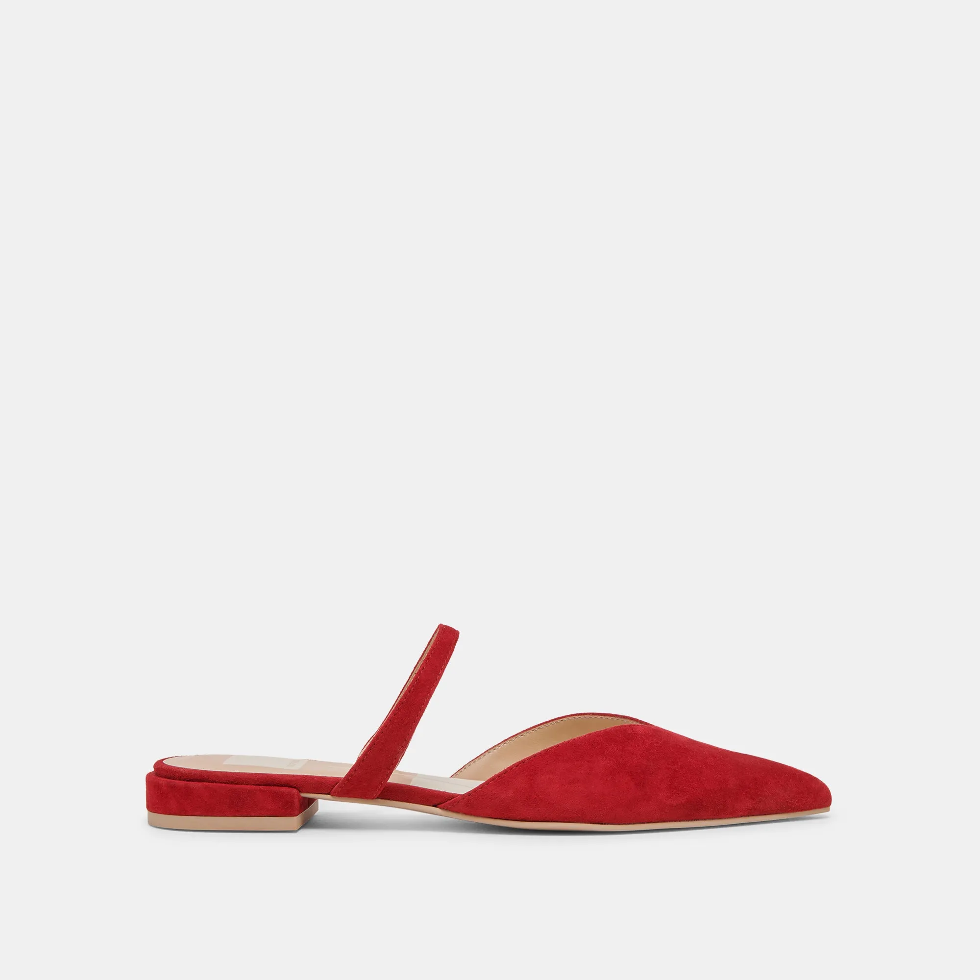 KANIKA FLATS CRIMSON SUEDE sold by Dolce Vita