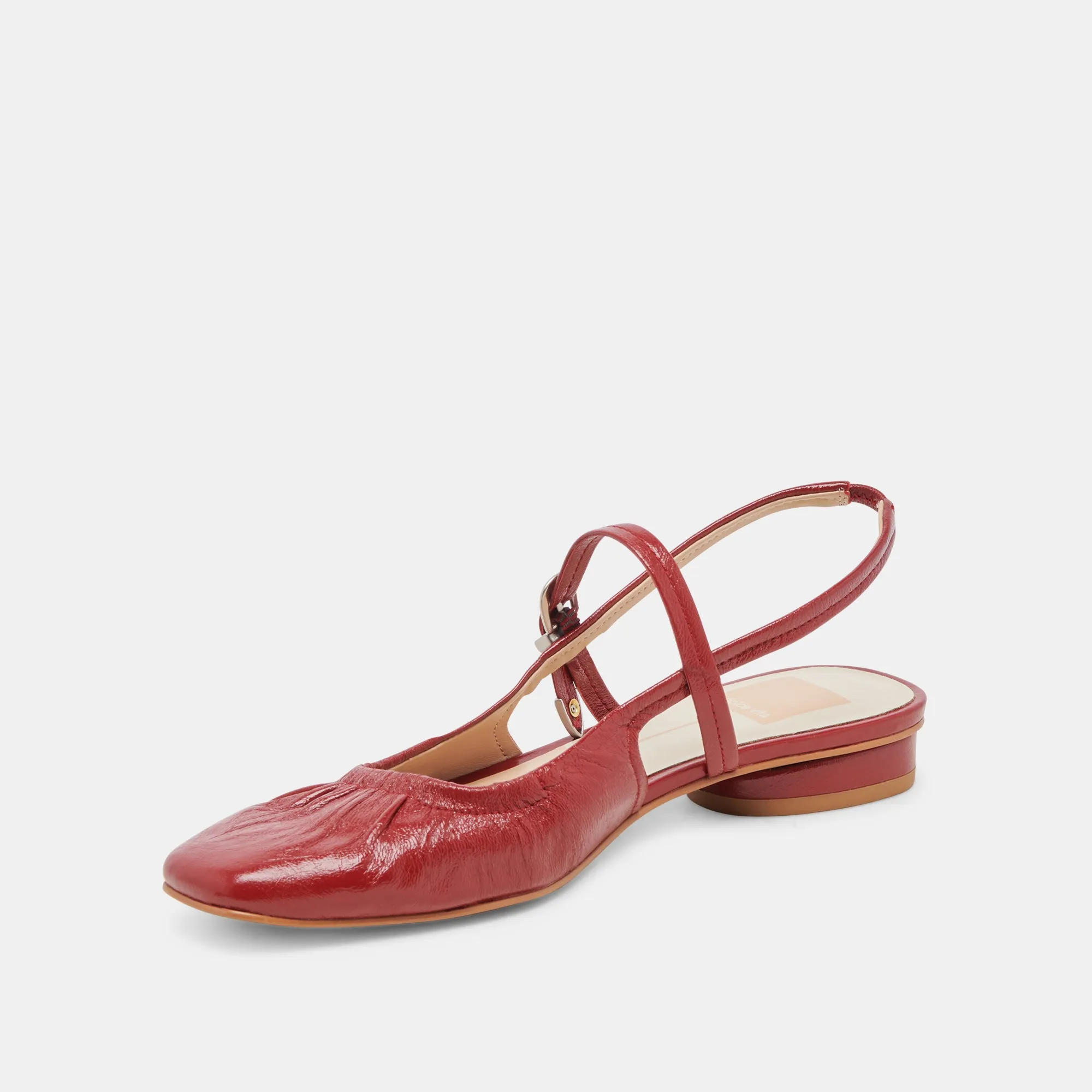 RIANNE FLATS RED CRINKLE PATENT sold by Dolce Vita product image thumbnail 4