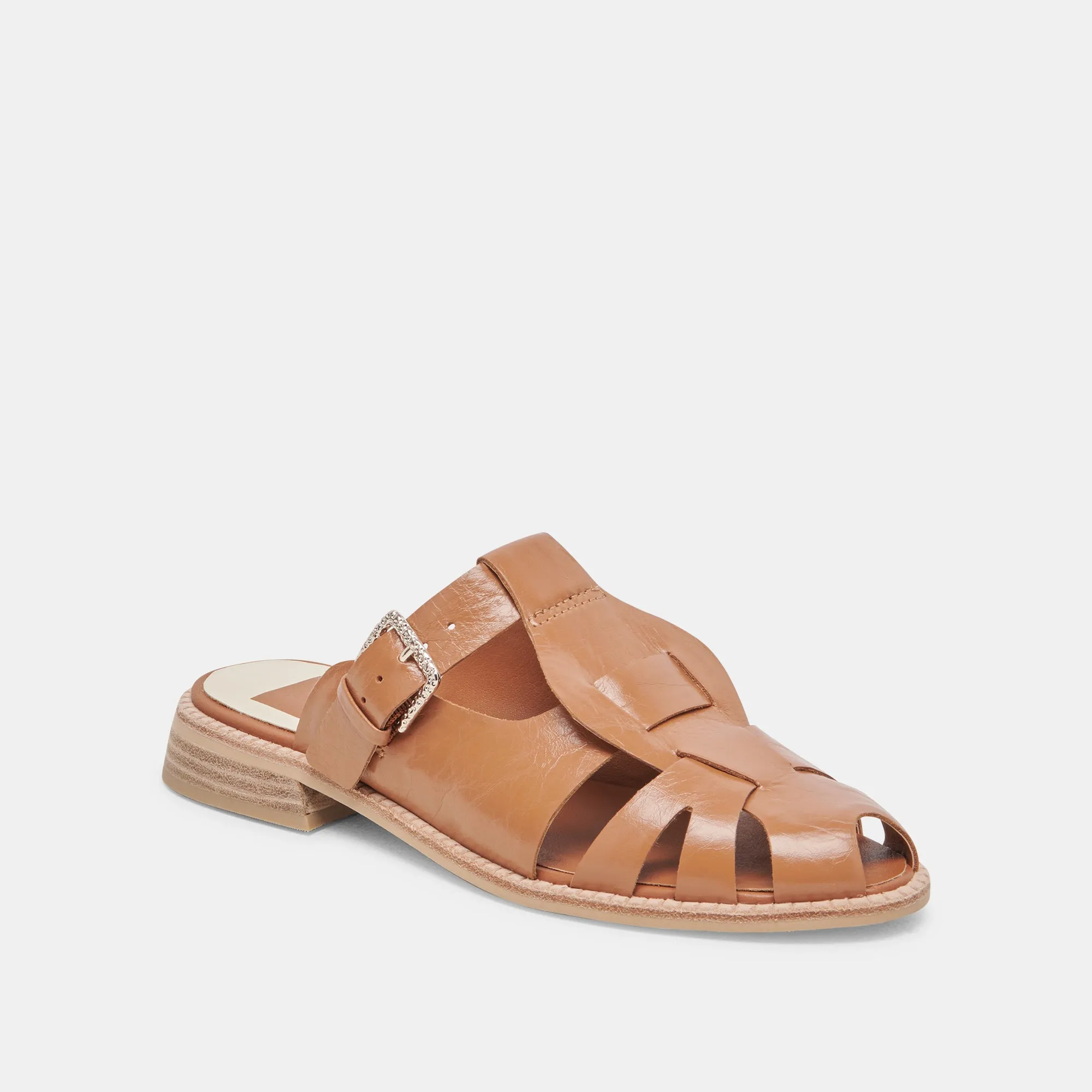 HIPPIE FLATS TAN CRINKLE PATENT sold by Dolce Vita product image thumbnail 3