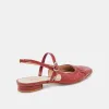 RIANNE FLATS RED CRINKLE PATENT sold by Dolce Vita