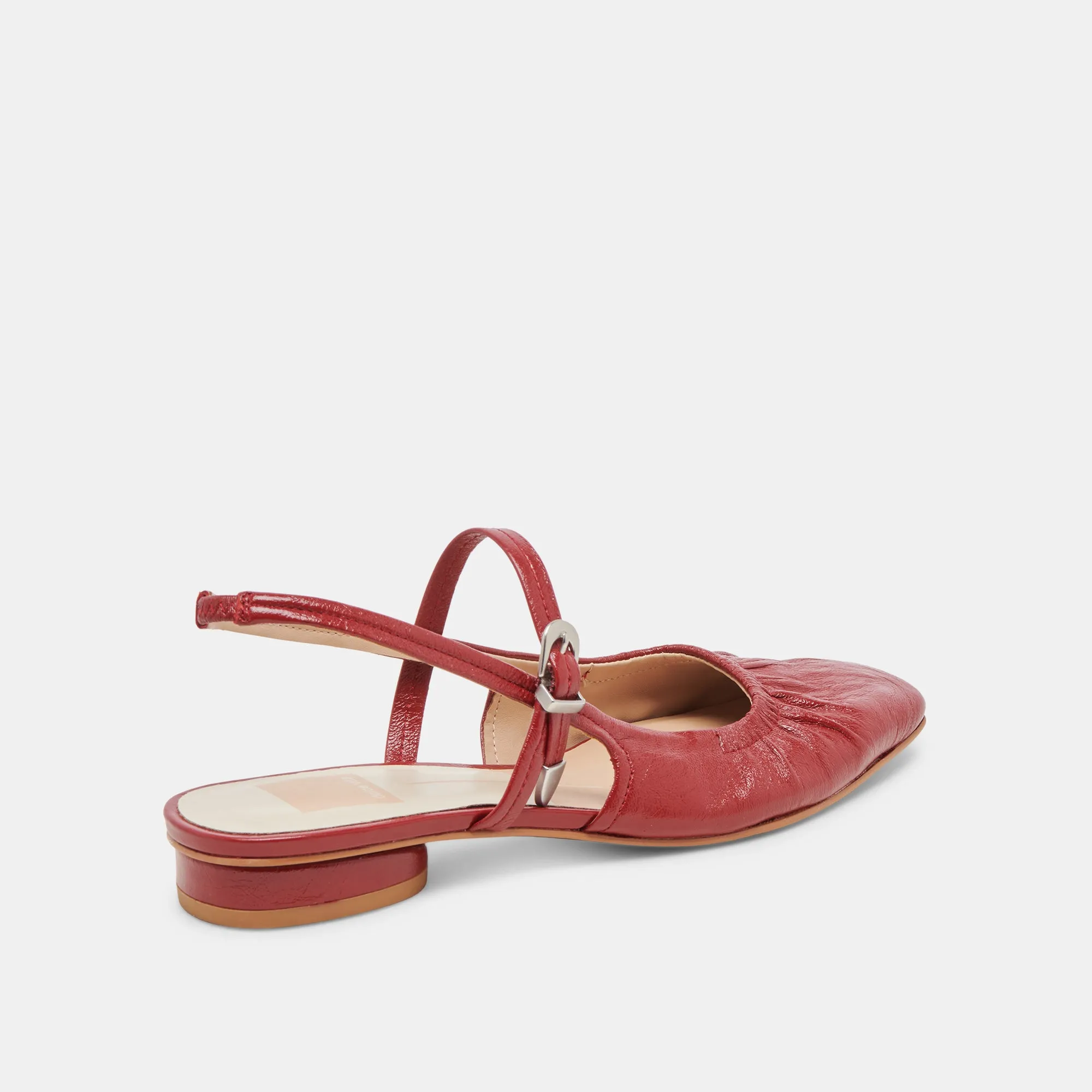 RIANNE FLATS RED CRINKLE PATENT sold by Dolce Vita product image thumbnail 3