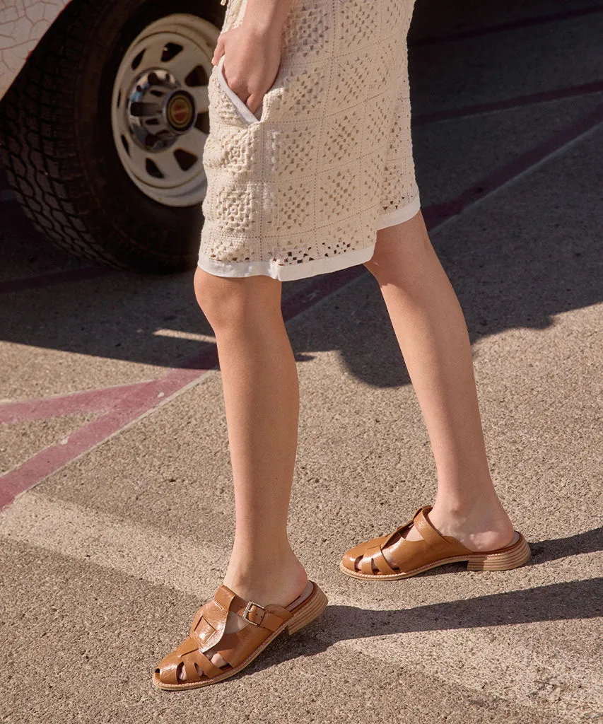 HIPPIE FLATS TAN CRINKLE PATENT sold by Dolce Vita product image thumbnail 2