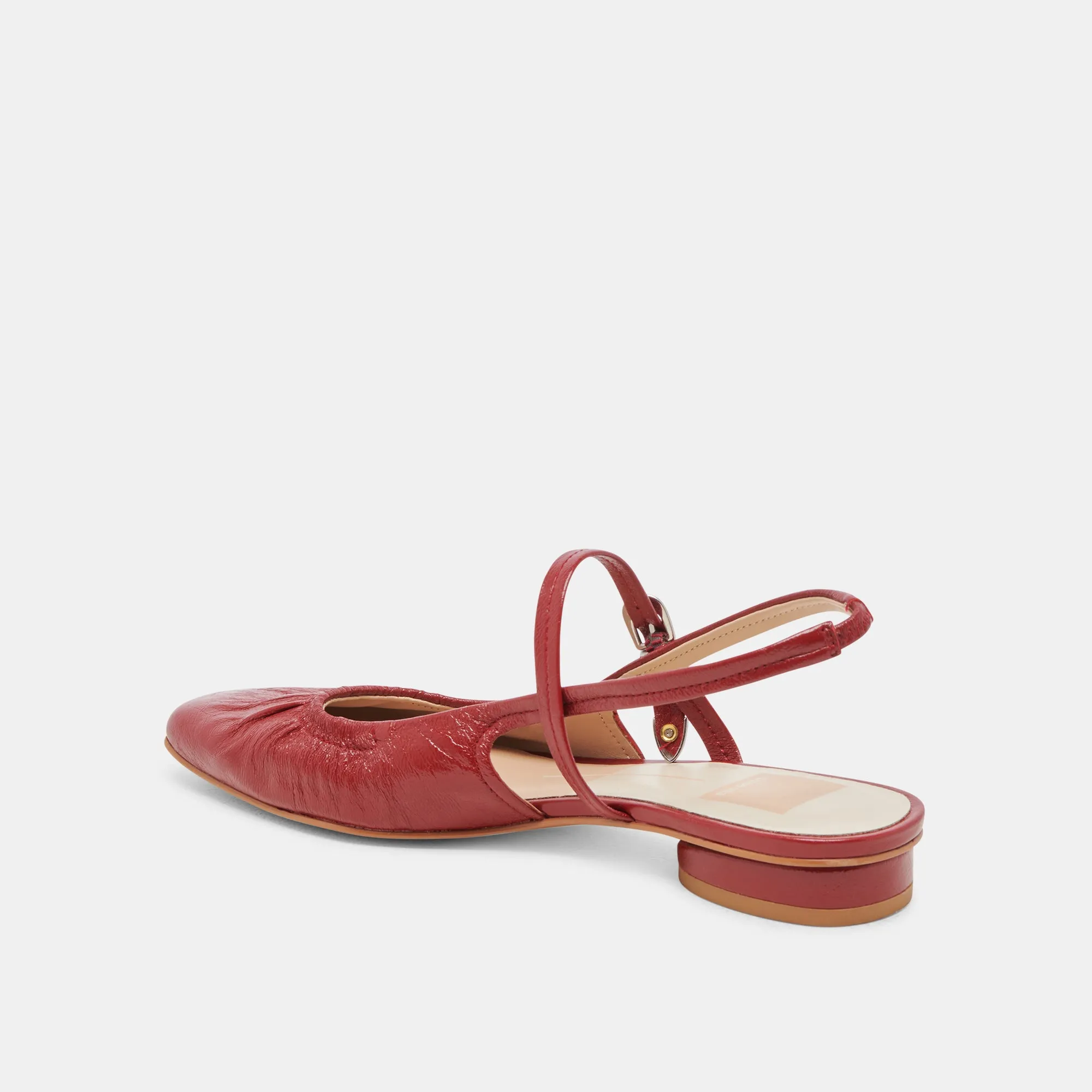RIANNE FLATS RED CRINKLE PATENT sold by Dolce Vita product image thumbnail 5