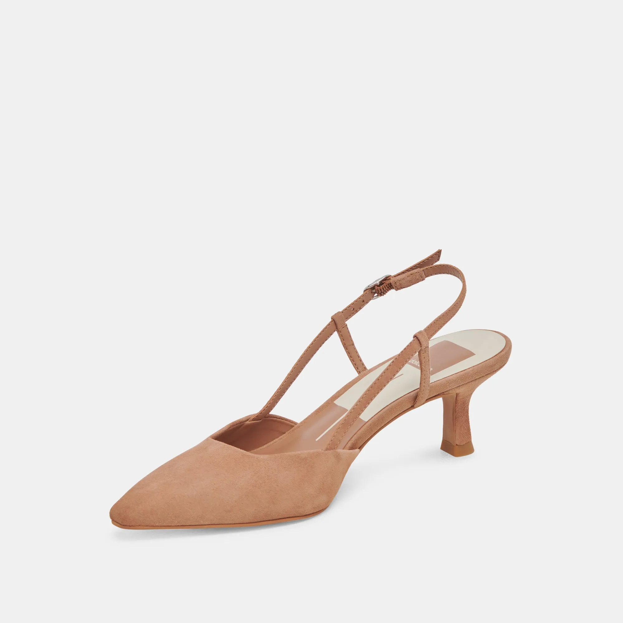 ODELA WIDE HEELS TOFFEE SUEDE sold by Dolce Vita product image thumbnail 4
