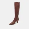 AUGGIE WIDE CALF BOOTS CHOCOLATE LEATHER sold by Dolce Vita