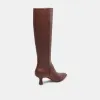 AUGGIE WIDE CALF BOOTS CHOCOLATE LEATHER sold by Dolce Vita