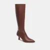 AUGGIE WIDE CALF BOOTS CHOCOLATE LEATHER sold by Dolce Vita