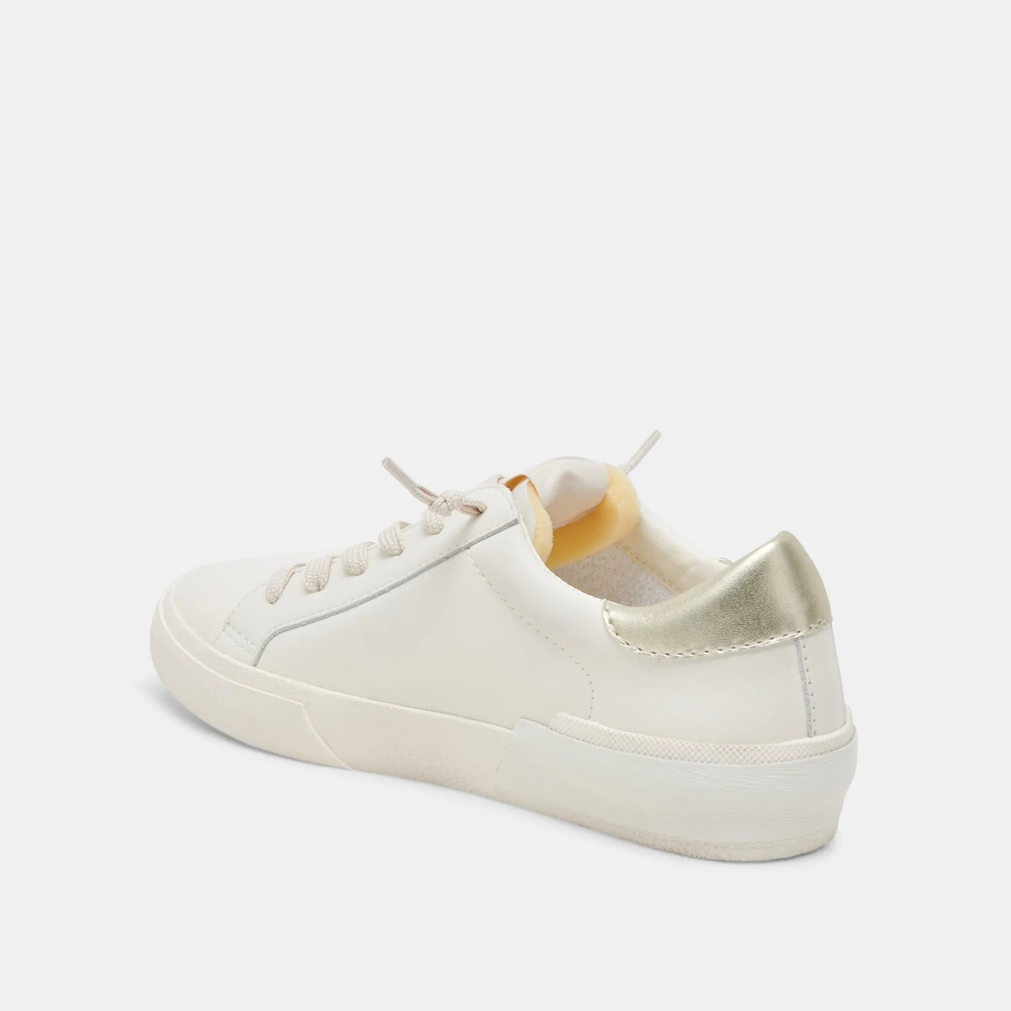 ZINA FOAM 360 SNEAKERS WHITE GOLD RECYCLED LEATHER - re:vita sold by Dolce Vita product image thumbnail 5