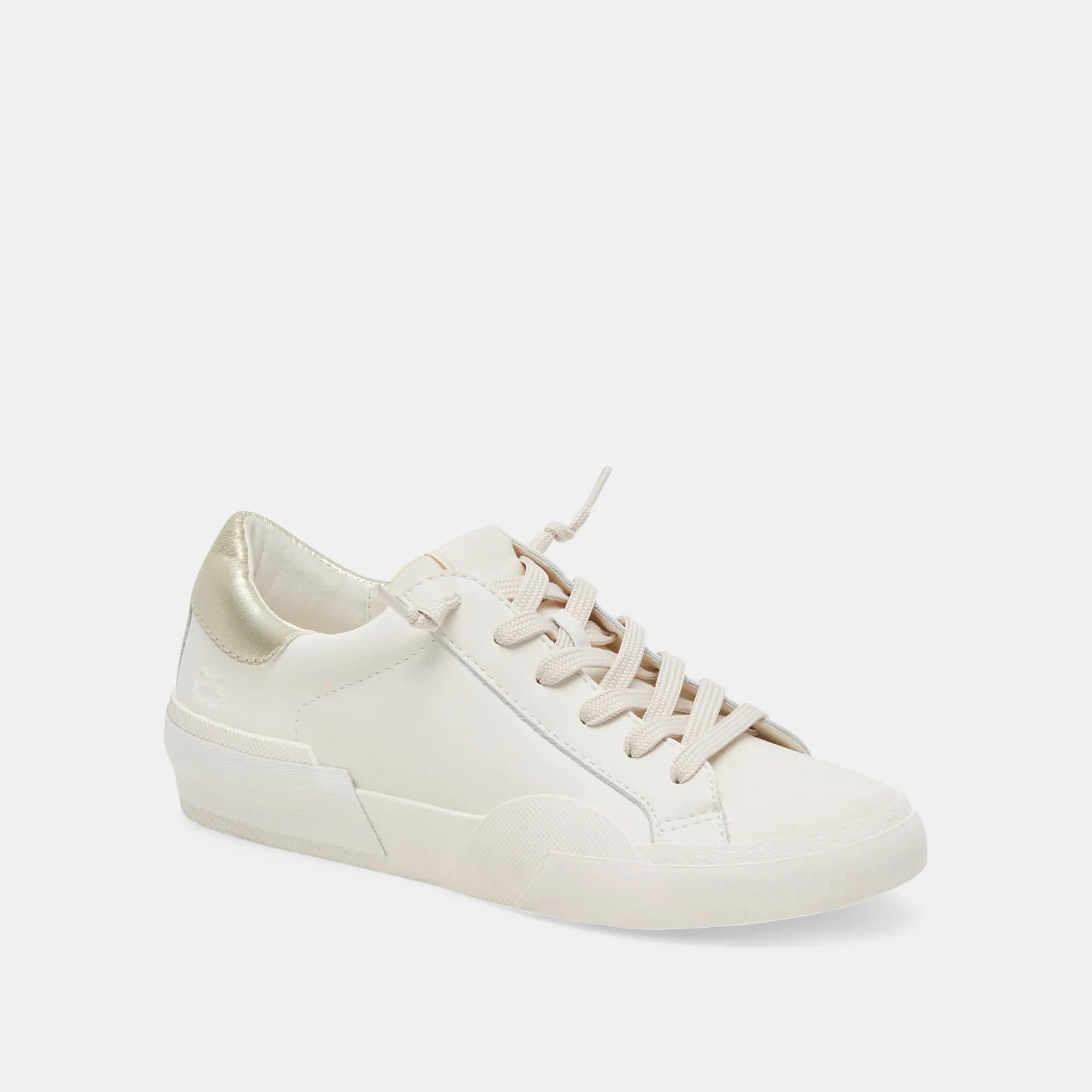 ZINA FOAM 360 SNEAKERS WHITE GOLD RECYCLED LEATHER - re:vita sold by Dolce Vita product image thumbnail 2