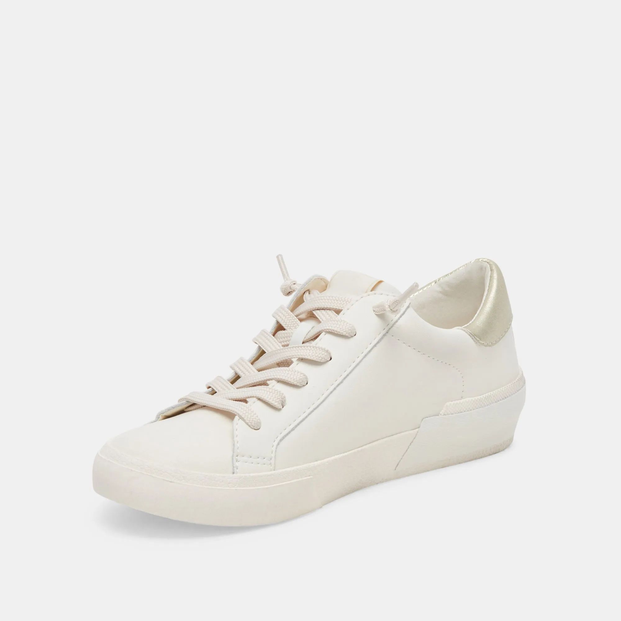 ZINA FOAM 360 SNEAKERS WHITE GOLD RECYCLED LEATHER - re:vita sold by Dolce Vita product image thumbnail 4