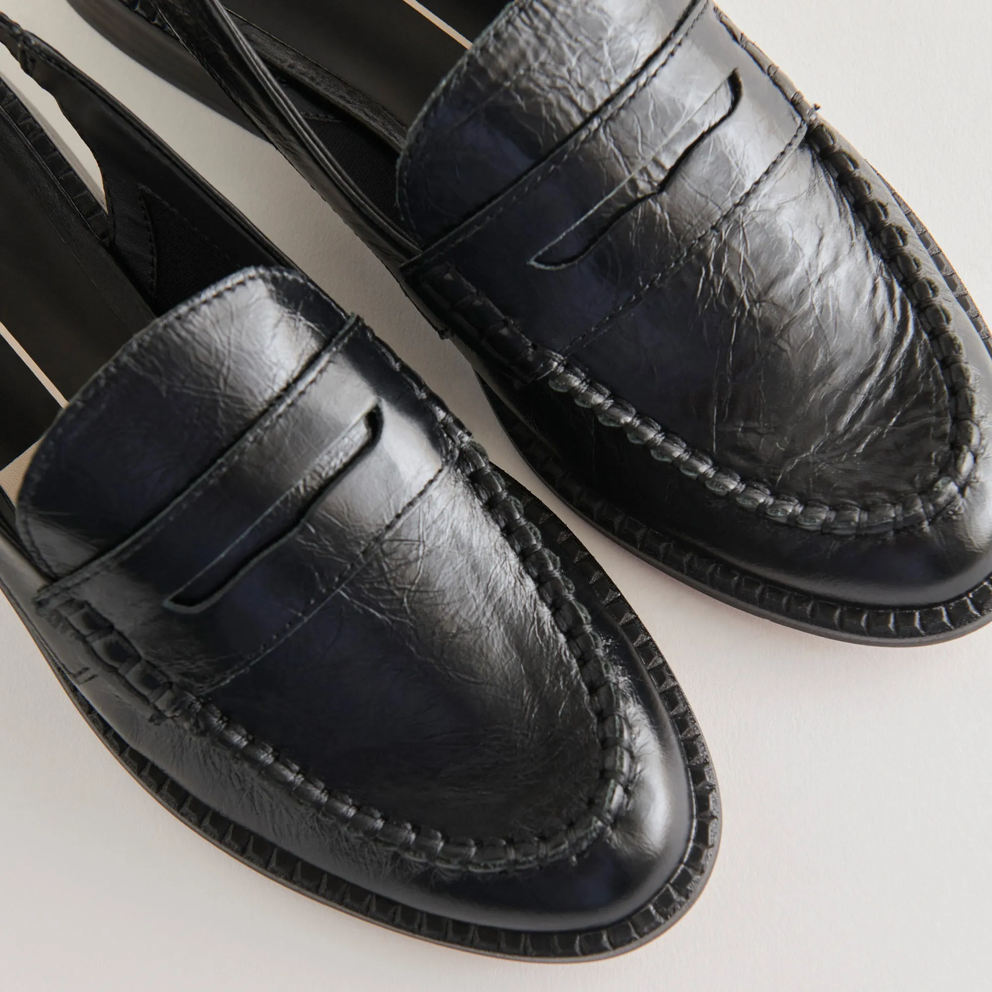 HARDI WIDE LOAFERS MIDNIGHT CRINKLE PATENT sold by Dolce Vita product image thumbnail 5