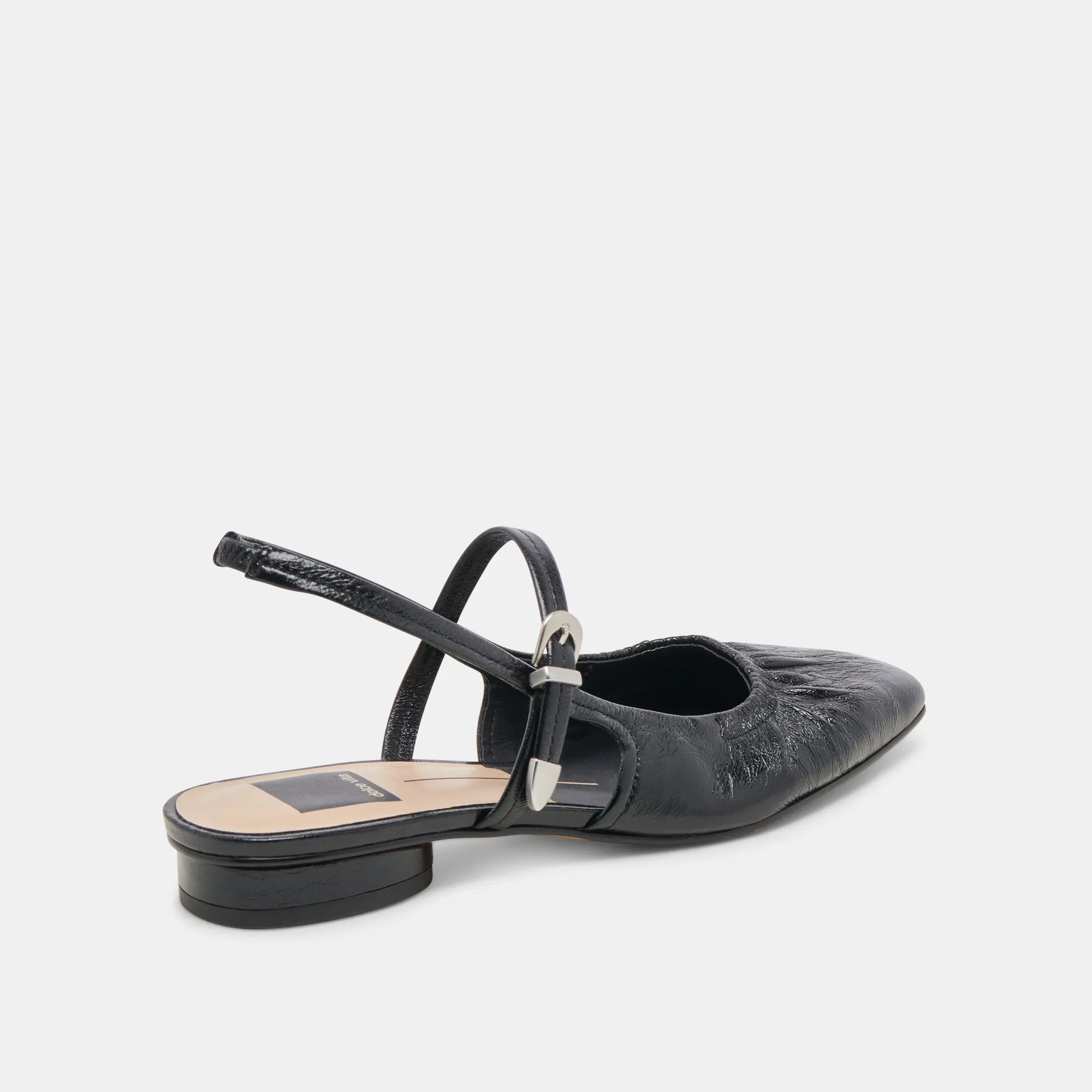 RIANNE FLATS MIDNIGHT CRINKLE PATENT sold by Dolce Vita product image thumbnail 3