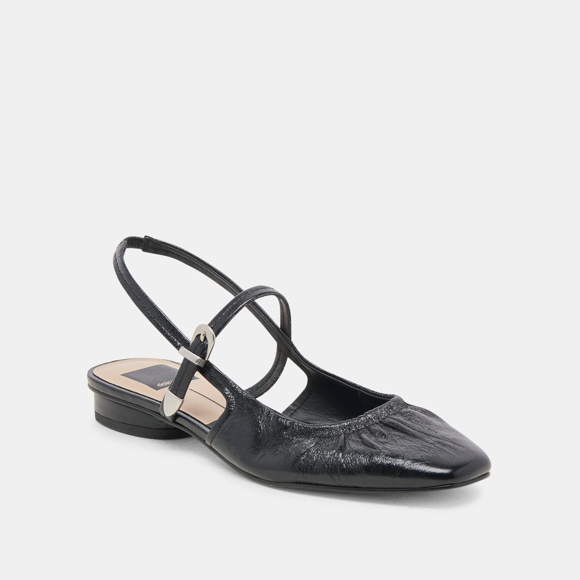 RIANNE FLATS MIDNIGHT CRINKLE PATENT sold by Dolce Vita product image thumbnail 2