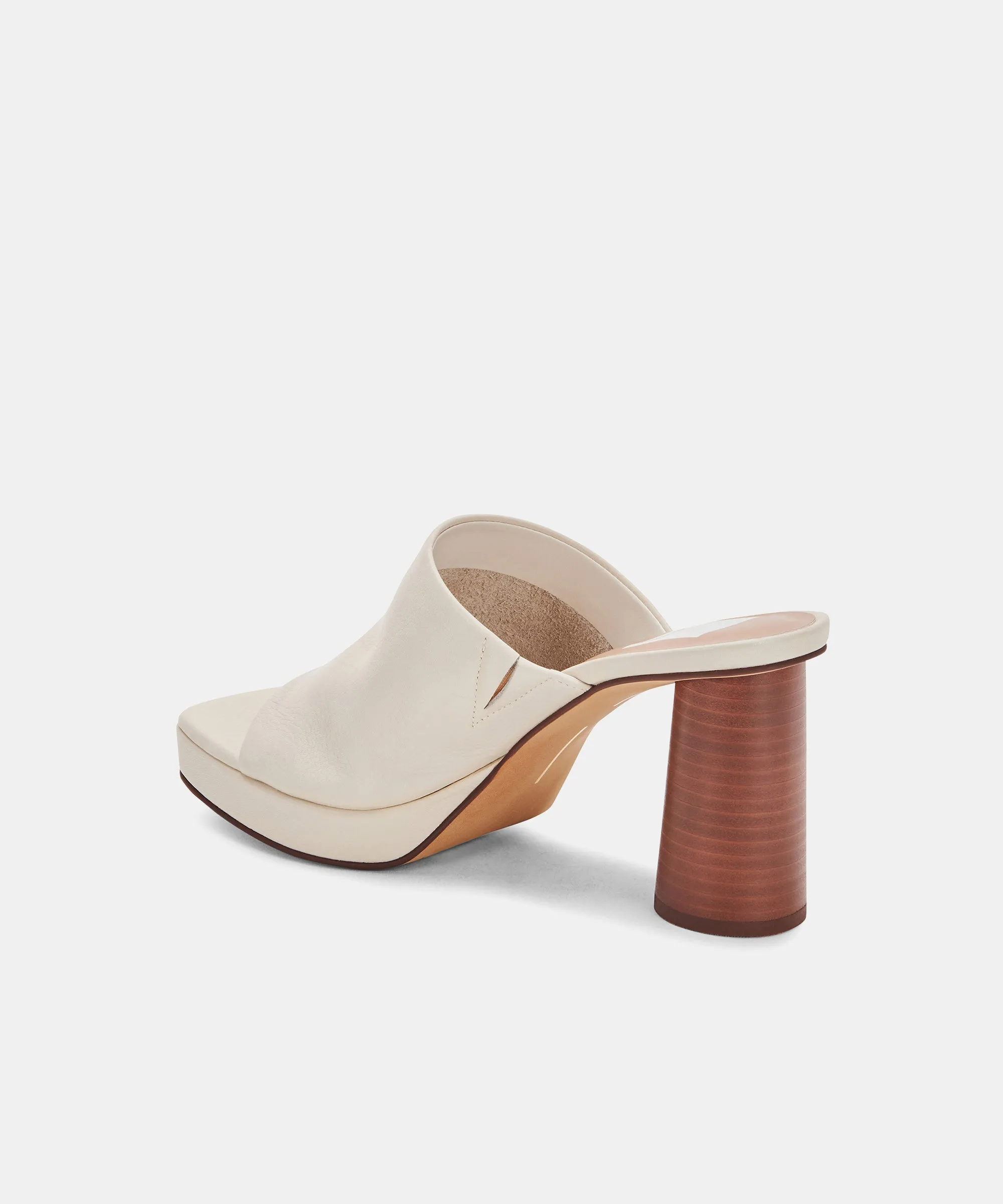 Kelsey DiPrima's ALYSSA HEELS IN IVORY LEATHER - re:vita sold by Dolce Vita product image thumbnail 5