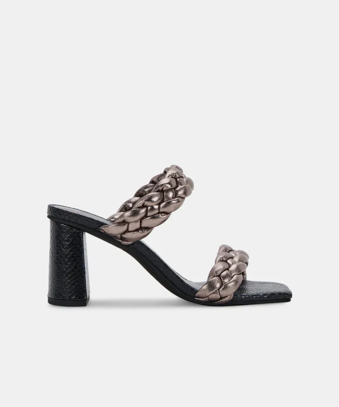 PAILY HEELS PEWTER STELLA re:vita sold by Dolce Vita