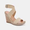 NEZZA WEDGES VANILLA LEATHER re:vita sold by Dolce Vita