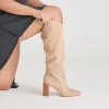 NEDI WIDE CALF BOOTS DUNE NUBUCK sold by Dolce Vita