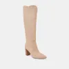 NEDI WIDE CALF BOOTS DUNE NUBUCK sold by Dolce Vita