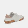 ZINA WIDE SNEAKERS WHITE TAN LEATHER sold by Dolce Vita