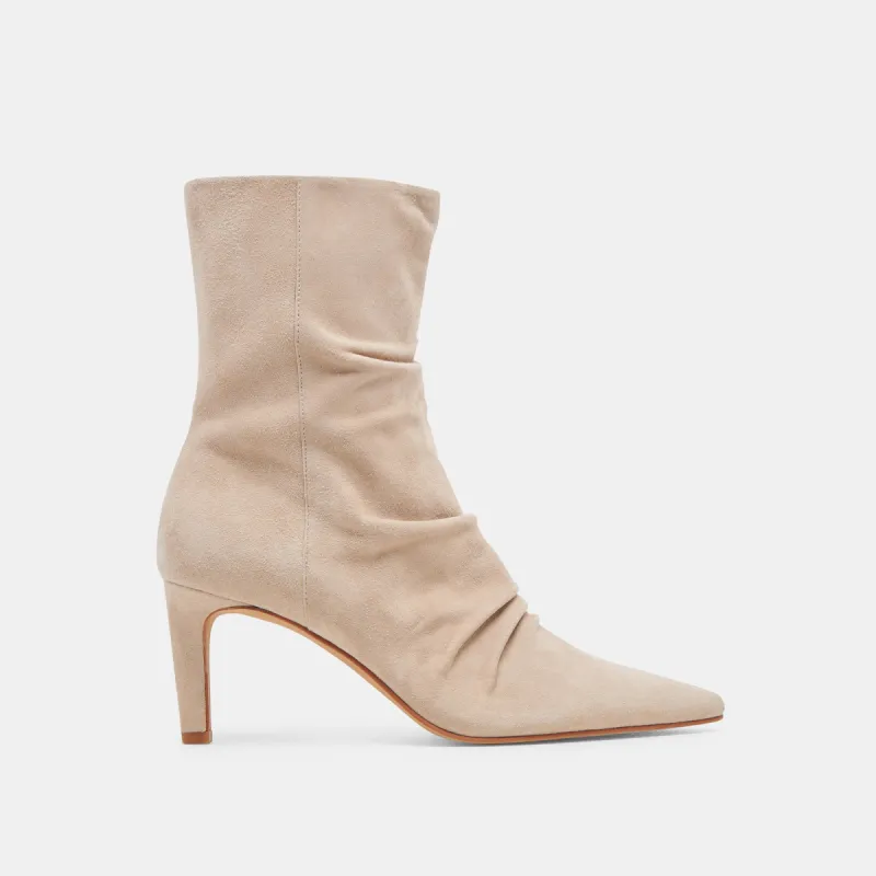 FERNLY WIDE CALF BOOTS DUNE SUEDE sold by Dolce Vita