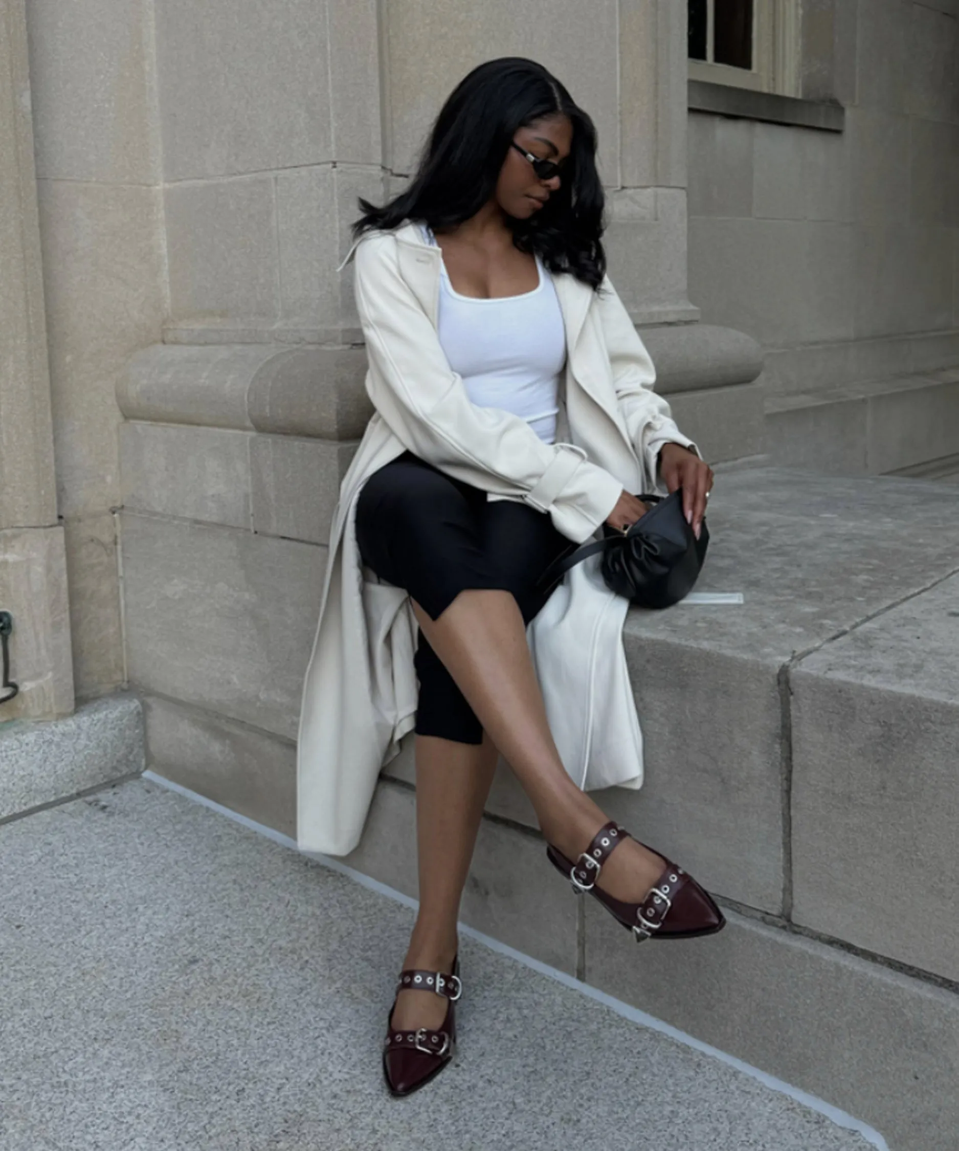 LABELL FLATS BURGUNDY CRINKLE PATENT sold by Dolce Vita product image thumbnail 4