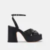 WESSI HEELS BLACK LEATHER sold by Dolce Vita
