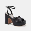 WESSI HEELS BLACK LEATHER sold by Dolce Vita