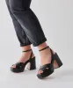 WESSI HEELS BLACK LEATHER sold by Dolce Vita