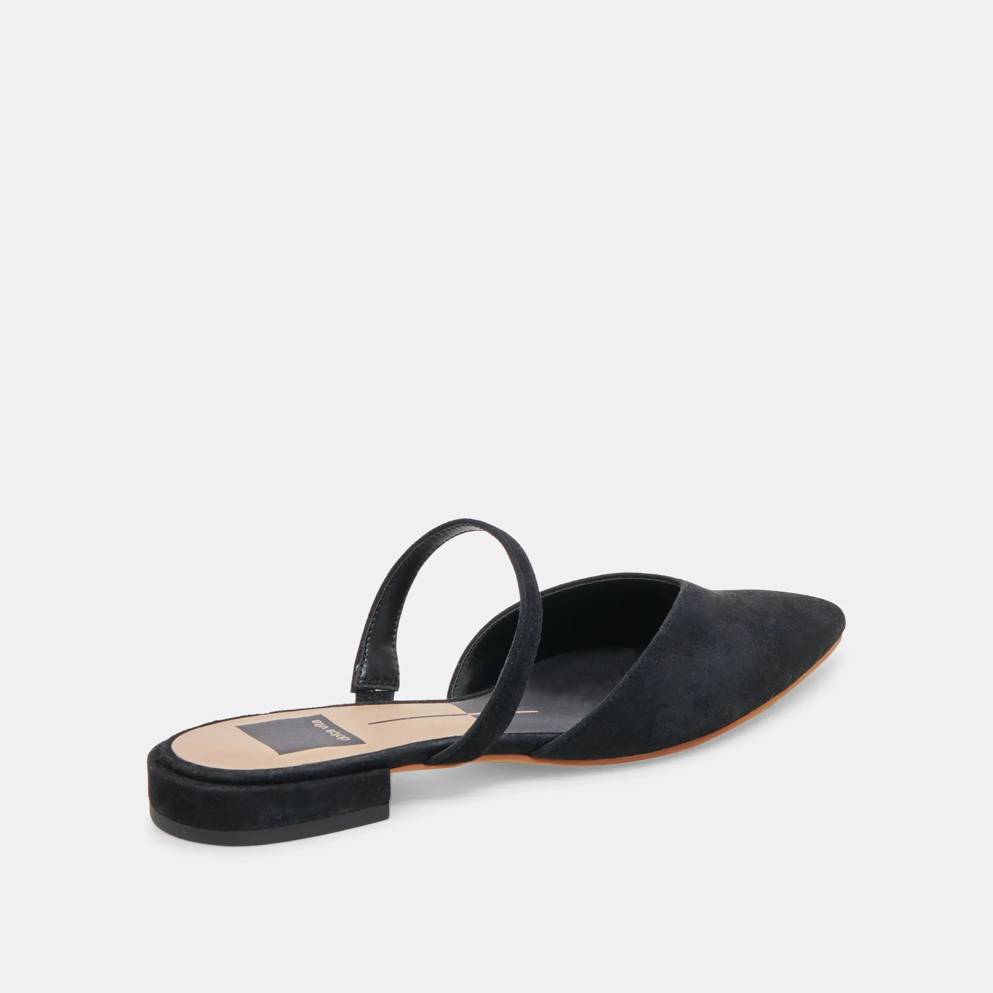 KANIKA WIDE FLATS ONYX SUEDE sold by Dolce Vita product image thumbnail 3