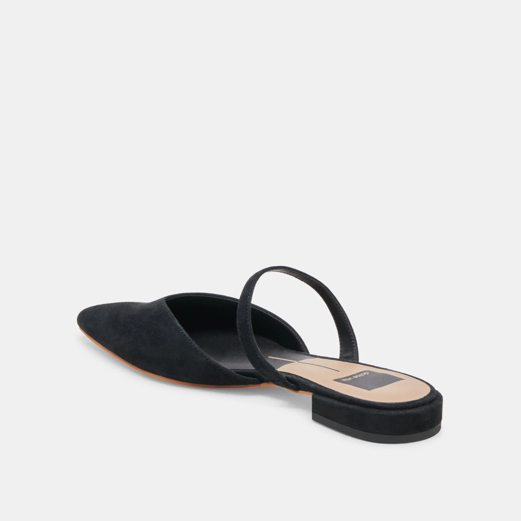 KANIKA WIDE FLATS ONYX SUEDE sold by Dolce Vita product image thumbnail 5
