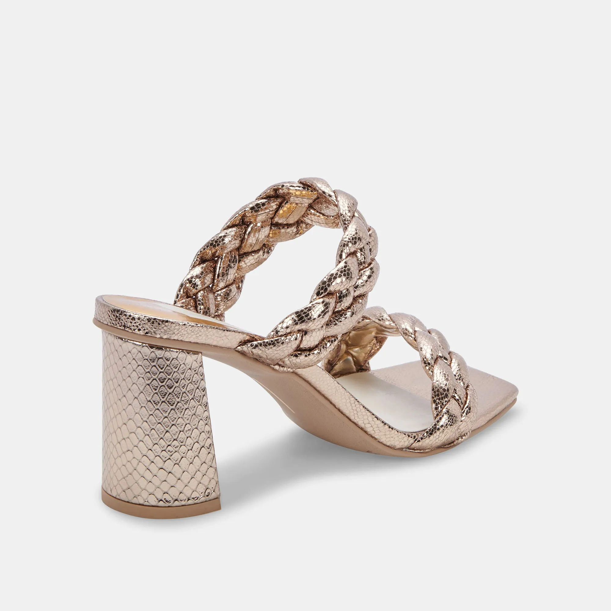 PAILY HEELS DARK GOLD CRACKLED STELLA sold by Dolce Vita product image thumbnail 4