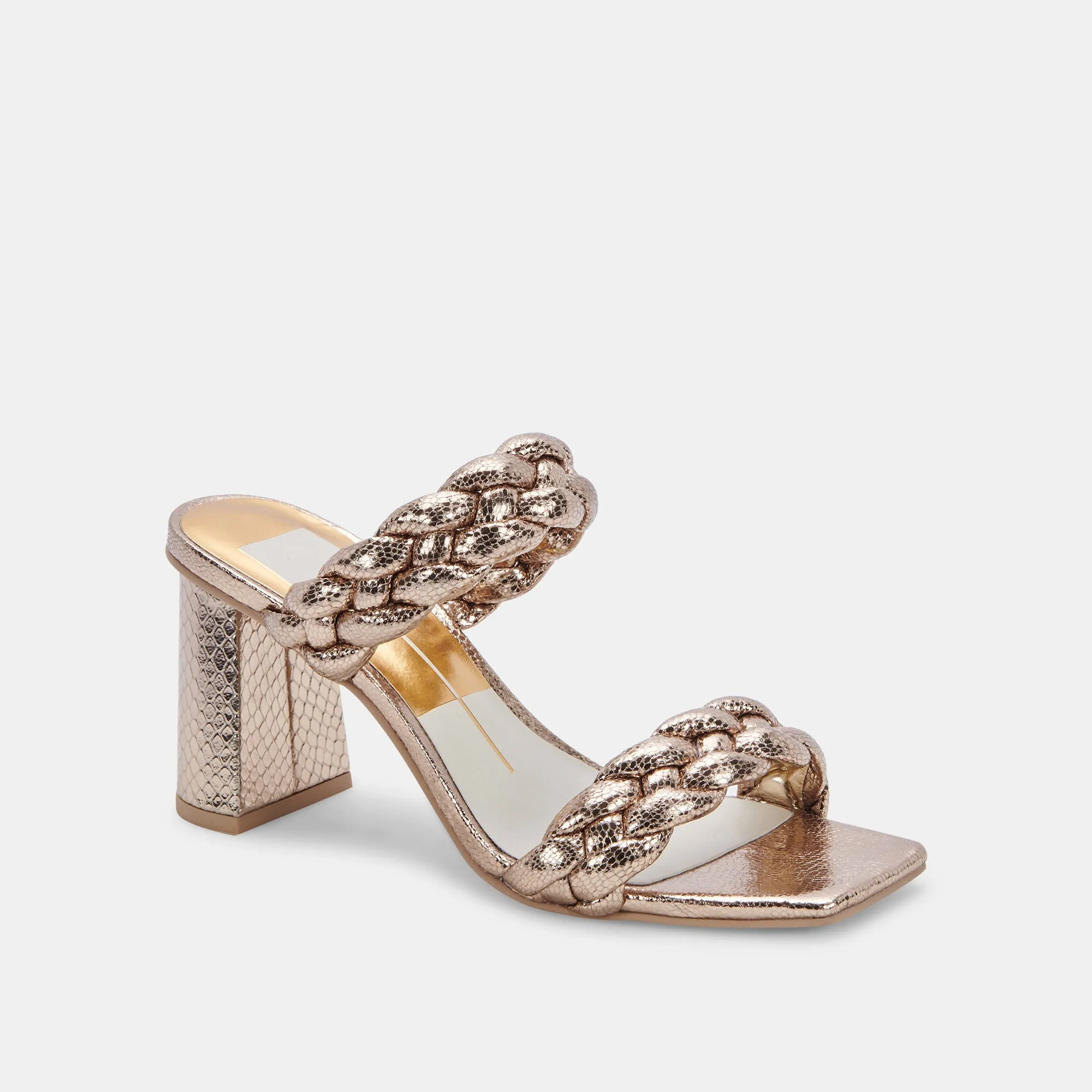 PAILY HEELS DARK GOLD CRACKLED STELLA sold by Dolce Vita product image thumbnail 3