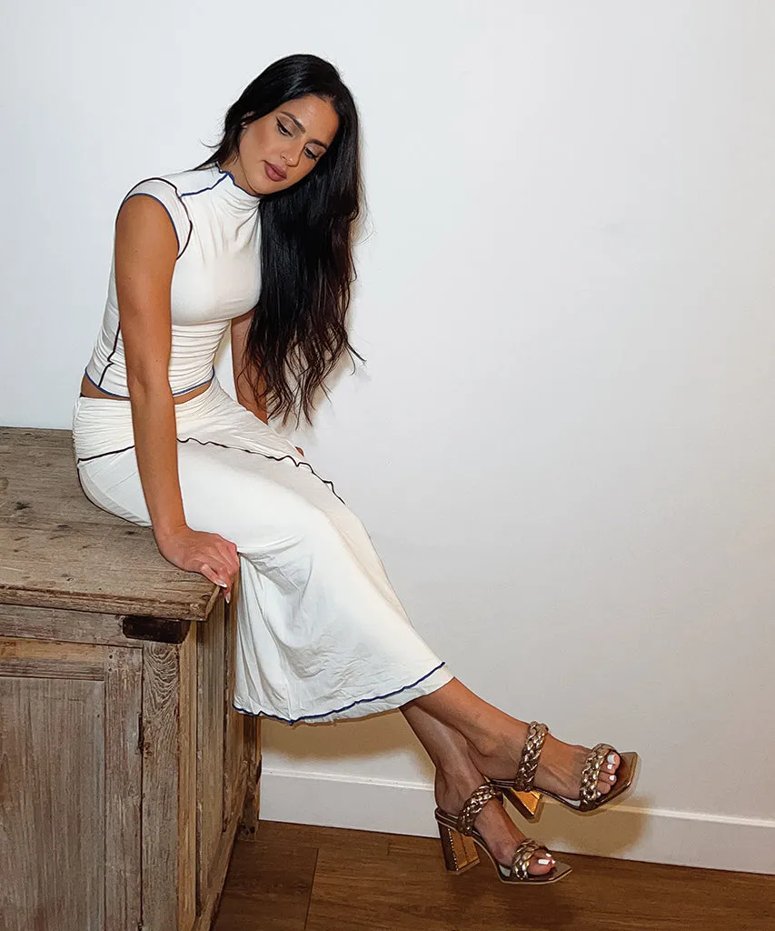 PAILY HEELS DARK GOLD CRACKLED STELLA sold by Dolce Vita product image thumbnail 2