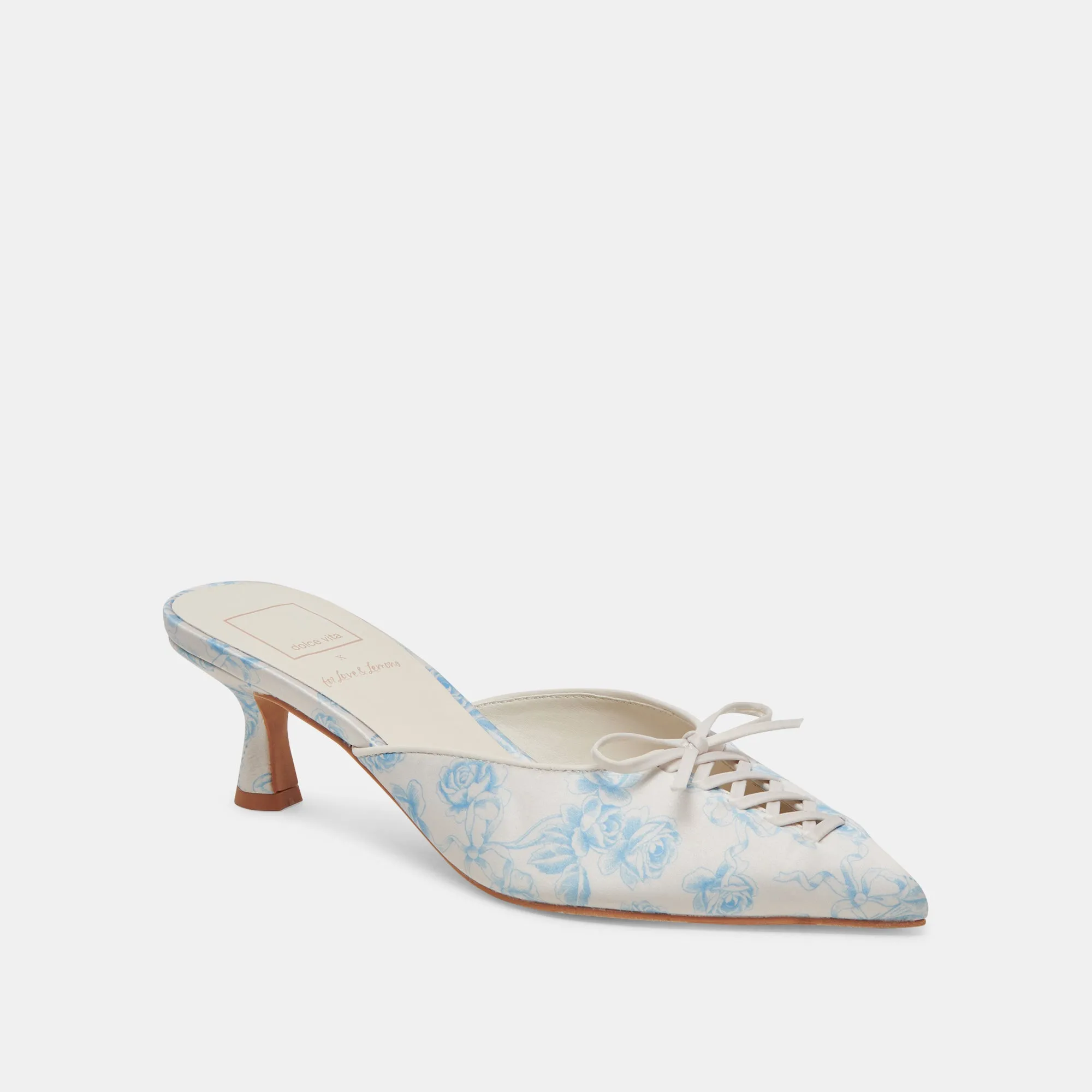 CAMILE WIDE HEELS BLUE FLORAL FABRIC sold by Dolce Vita product image thumbnail 2