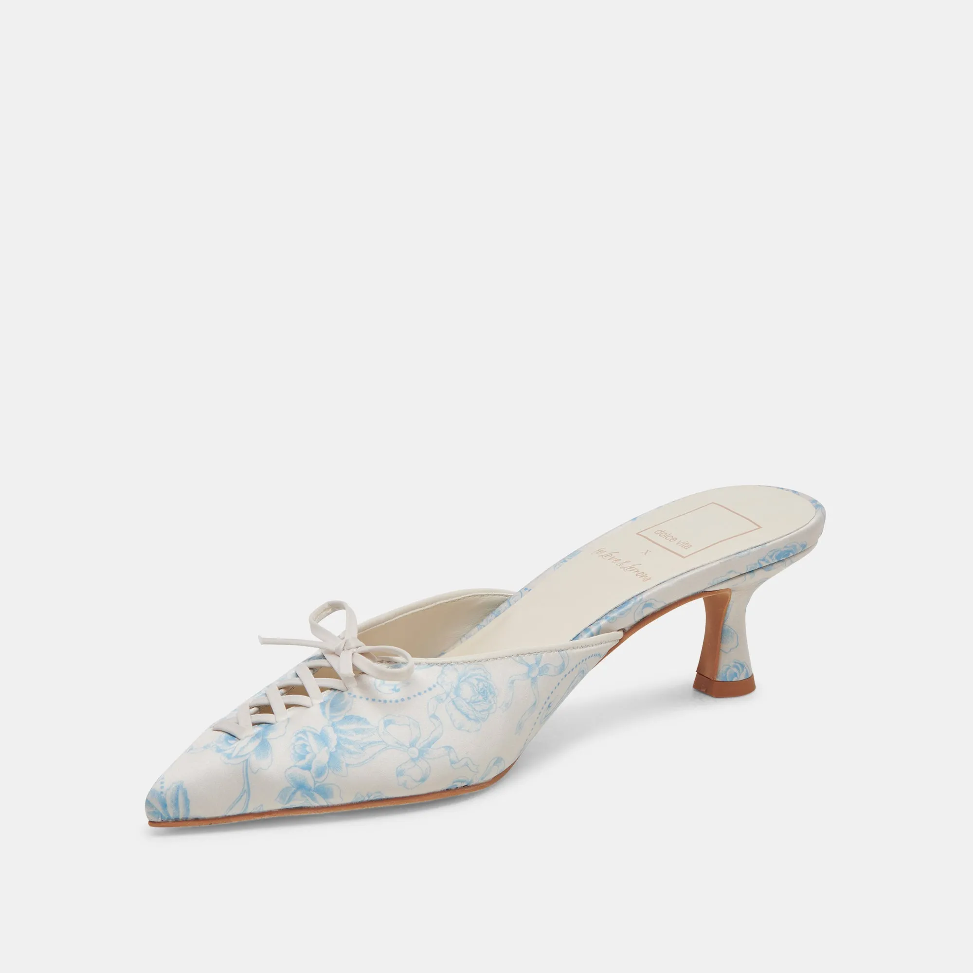 CAMILE WIDE HEELS BLUE FLORAL FABRIC sold by Dolce Vita product image thumbnail 4